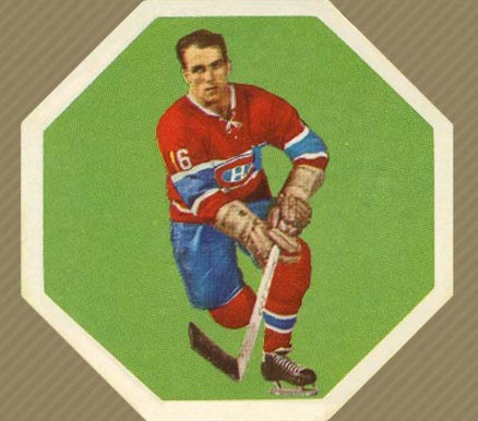 1961 York Yellow Backs Henri Richard #18 Hockey Card