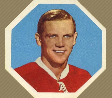 1961 York Yellow Backs Ralph Backstrom #24 Hockey Card