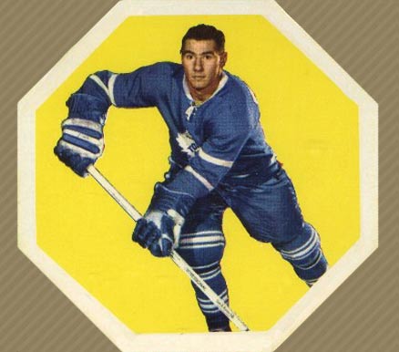 1961 York Yellow Backs Bob Pulford #14 Hockey Card