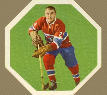1961 York Yellow Backs Gilles Tremblay #4 Hockey Card