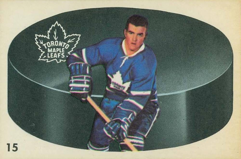 1962 Parkhurst Dave Keon #15 Hockey Card