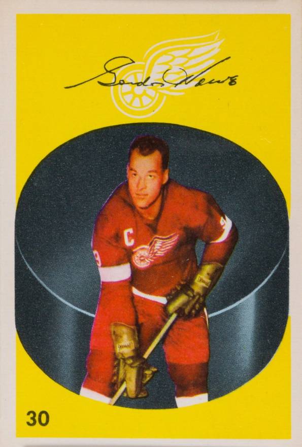 1962 Parkhurst Gordie Howe #30 Hockey Card
