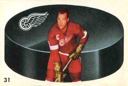1962 Parkhurst Gordie Howe #31 Hockey Card