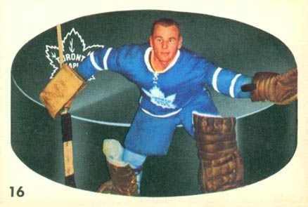 1962 Parkhurst Johnny Bower #16 Hockey Card