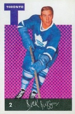 1962 Parkhurst Dick Duff #2 Hockey Card