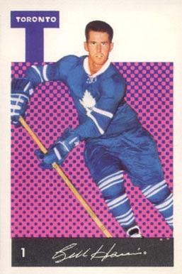 1962 Parkhurst Billy Harris #1 Hockey Card