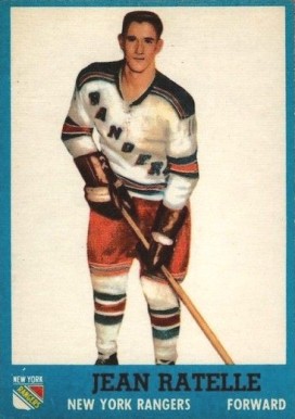 1962 Topps Jean Ratelle #58 Hockey Card