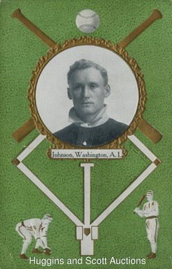 1908 Rose Company Postcards Walter Johnson # Baseball Card