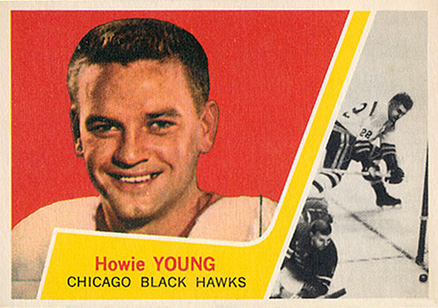 1963 Topps Howie Young #29 Hockey Card