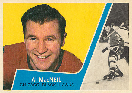 1963 Topps Al MacNeil #28 Hockey Card