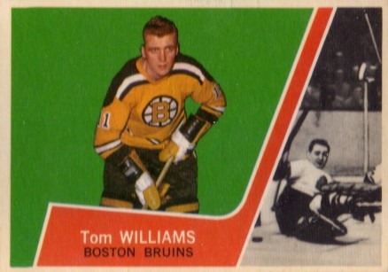 1963 Topps Tom Williams #12 Hockey Card
