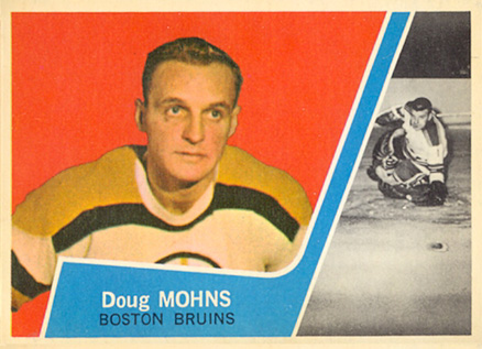 1963 Topps Doug Mohns #3 Hockey Card