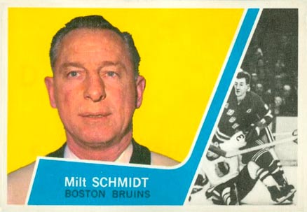 1963 Topps Milt Schmidt #1 Hockey Card