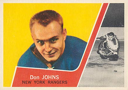 1963 Topps Don Johns #64 Hockey Card