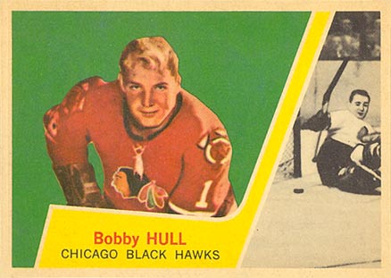1963 Topps Bobby Hull #33 Hockey Card
