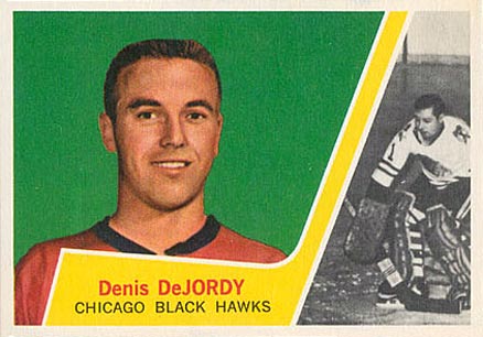 1963 Topps Denis DeJordy #24 Hockey Card