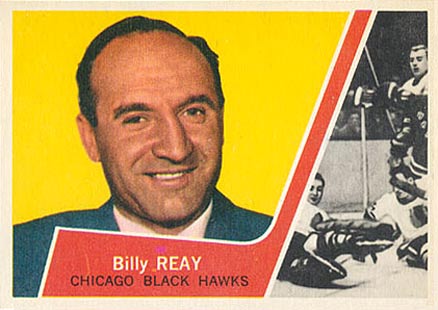 1963 Topps Billy Reay #22 Hockey Card