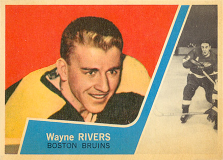 1963 Topps Wayne Rivers #17 Hockey Card