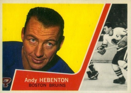 1963 Topps Andy Hebenton #15 Hockey Card