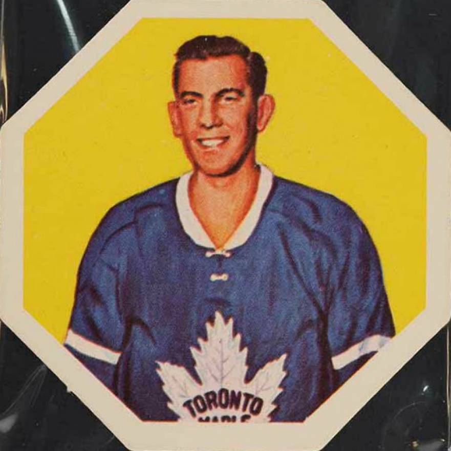1963 York Peanut Butter White Backs Don Simmons #15 Hockey Card