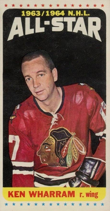 1964 Topps Hockey Ken Wharram #108 Hockey Card