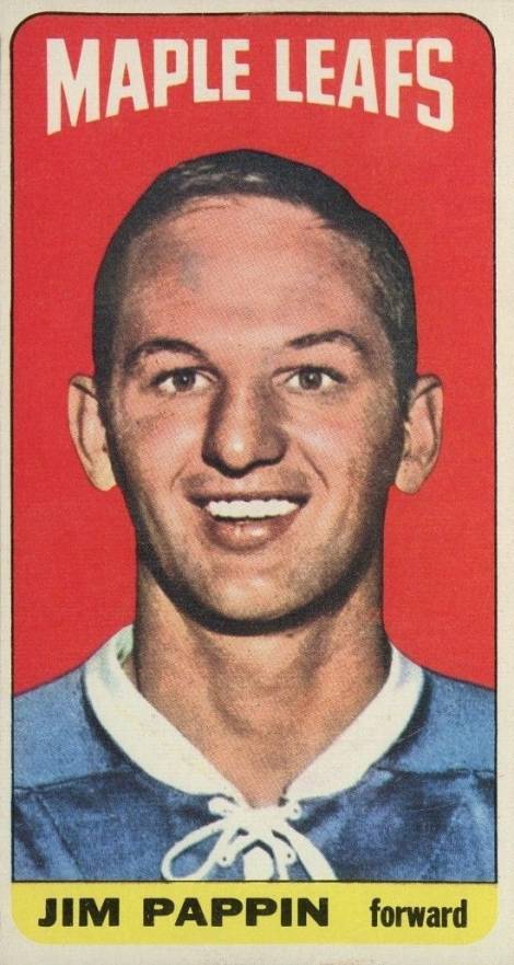 1964 Topps Hockey Jim Pappin #64 Hockey Card