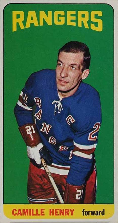 1964 Topps Hockey Camille Henry #14 Hockey Card