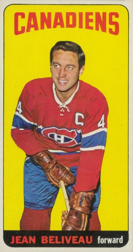 1964 Topps Hockey Jean Beliveau #33 Hockey Card