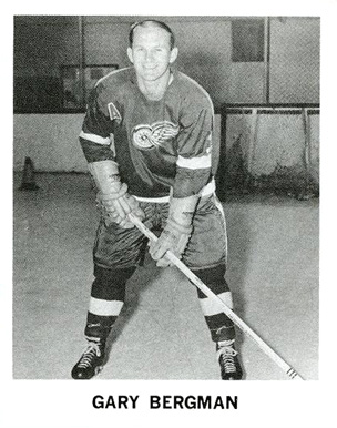 1965 Coca-Cola Gary Bergman Detroit Red Wings # Hockey Card