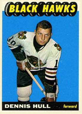 1965 Topps Dennis Hull #64 Hockey Card