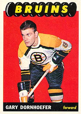1965 Topps Gary Dornhoefer #38 Hockey Card