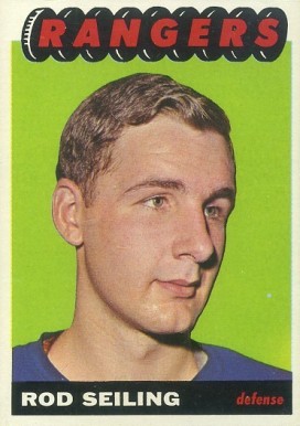 1965 Topps Rod Seiling #23 Hockey Card