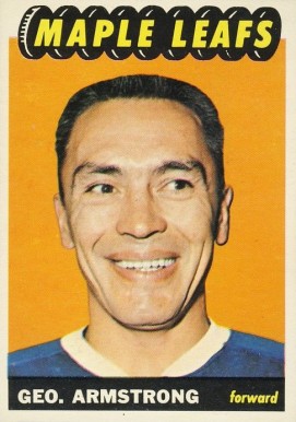 1965 Topps George Armstrong #19 Hockey Card