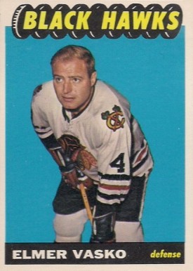 1965 Topps Elmer Vasko #114 Hockey Card