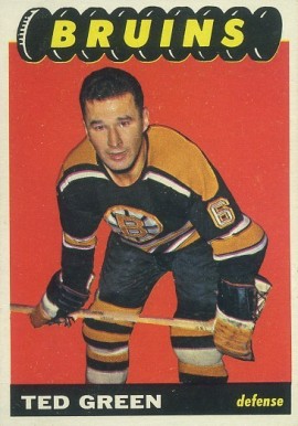 1965 Topps Ted Green #98 Hockey Card