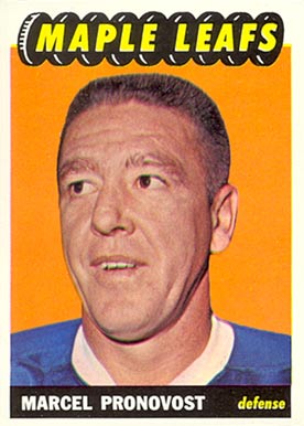 1965 Topps Marcel Pronovost #80 Hockey Card