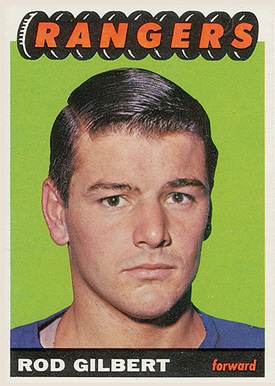 1965 Topps Rod Gilbert #91 Hockey Card