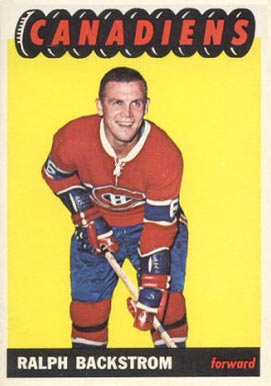 1965 Topps Ralph Backstrom #73 Hockey Card