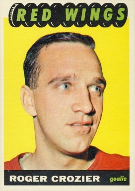 1965 Topps Roger Crozier #42 Hockey Card