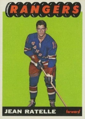 1965 Topps Jean Ratelle #25 Hockey Card