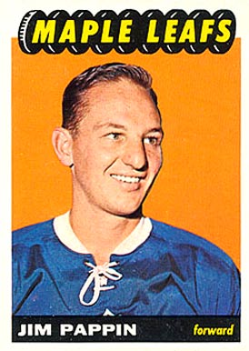 1965 Topps Jim Pappin #16 Hockey Card