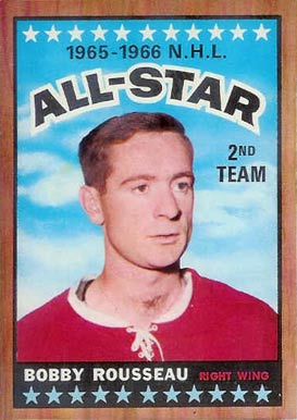 1966 Topps Bobby Rousseau #132 Hockey Card