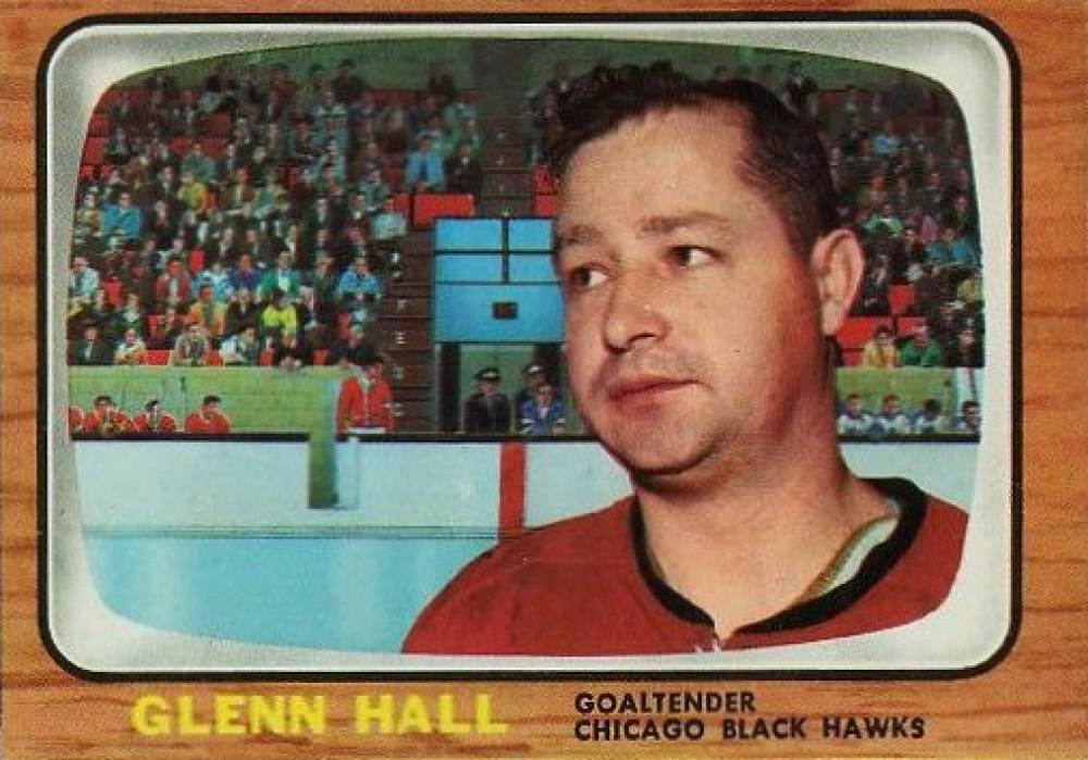 1966 Topps Glenn Hall #54 Hockey Card