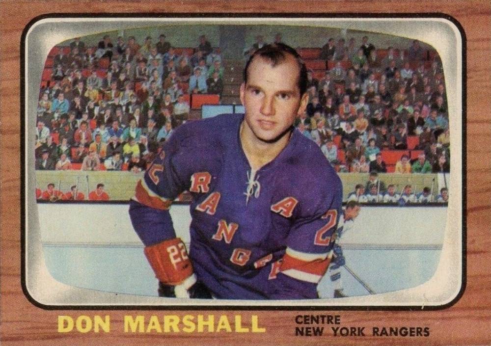 1966 Topps Don Marshall #24 Hockey Card