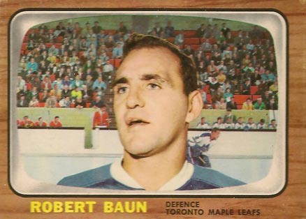 1966 Topps Robert Baun #83 Hockey Card