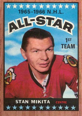 1966 Topps Stan Mikita #124 Hockey Card