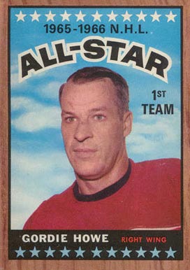 1966 Topps Gordie Howe #121 Hockey Card