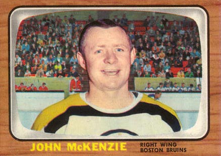 1966 Topps John McKenzie #97 Hockey Card