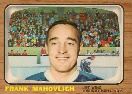 1966 Topps Frank Mahovlich #77 Hockey Card