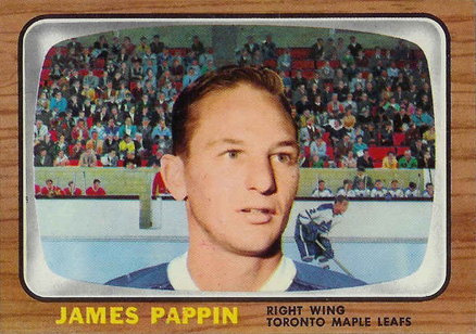 1966 Topps Jim Pappin #76 Hockey Card
